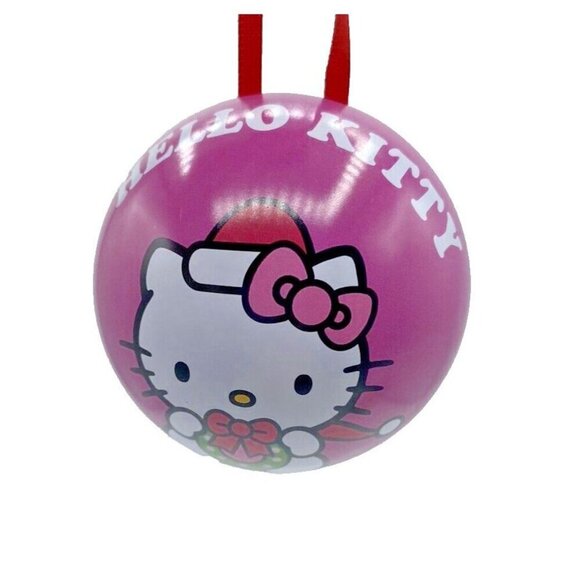 Sanrio Other - Hello Kitty Christmas Ornament Sanrio Opens Up Into 2 Parts To Fill Pink Kawaii